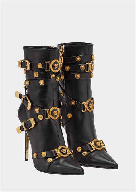 versace heels boots|versace high heel boots.